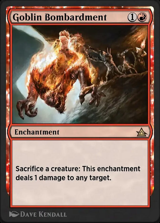 Goblin Bombardment - Enchantment