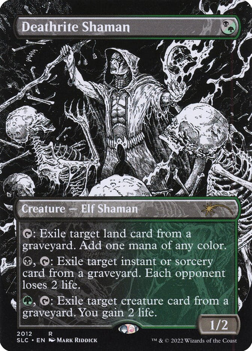 Deathrite Shaman - Borderless - Full Art - Inverted