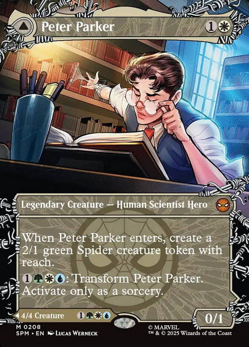 Peter Parker // Amazing Spider-Man - Borderless - Full Art - Inverted - Legendary - Showcase