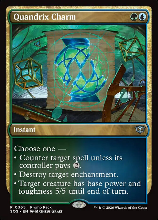 Quandrix Charm - Inverted (Foil)