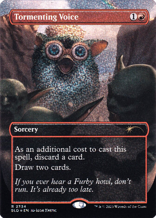 Tormenting Voice - Borderless - Full Art - Inverted (Foil)