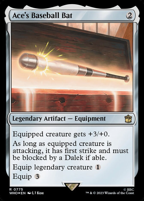 Ace's Baseball Bat - Legendary - Surge Foil (Foil)