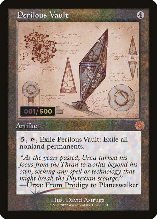 Perilous Vault - Retro Frame (Foil)