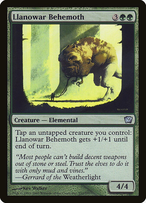 Llanowar Behemoth (Foil)