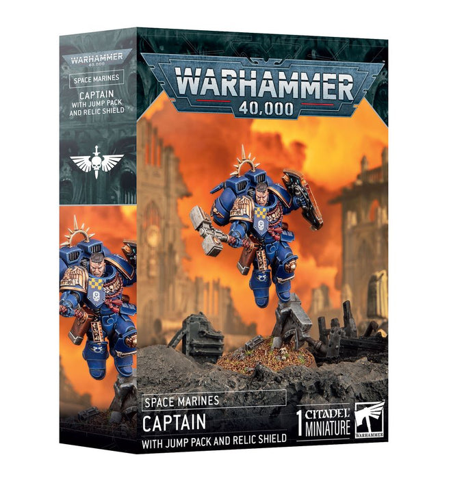 Warhammer 40,000 - Captain with Jump Pack and Relic Shield