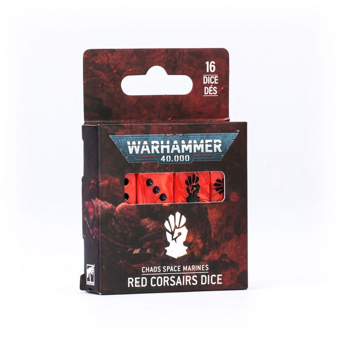 Warhammer 40,000 - Chaos Space Marines - Red Corsairs Dice