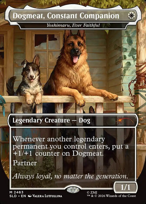 Dogmeat, Constant Companion - Yoshimaru, Ever Faithful - Borderless - Full Art - Inverted - Legendary (Foil)