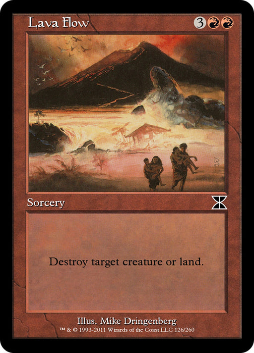 Lava Flow - Retro Frame (Foil)
