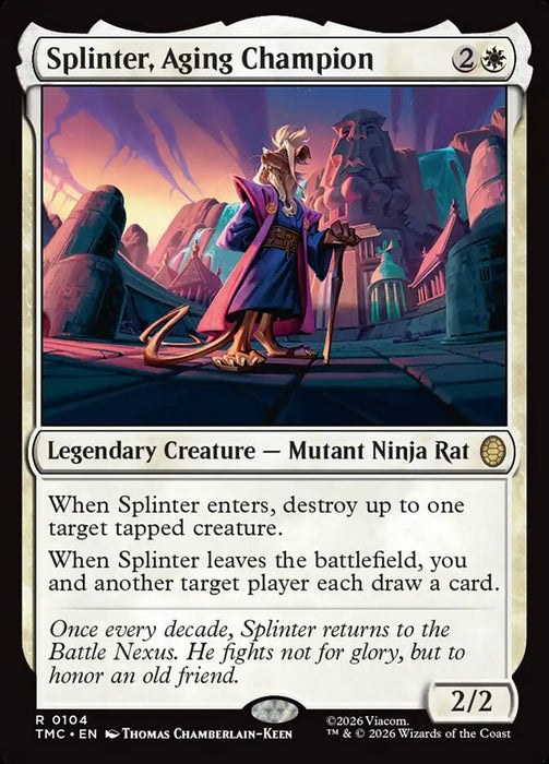 Splinter, Aging Champion - Legendary