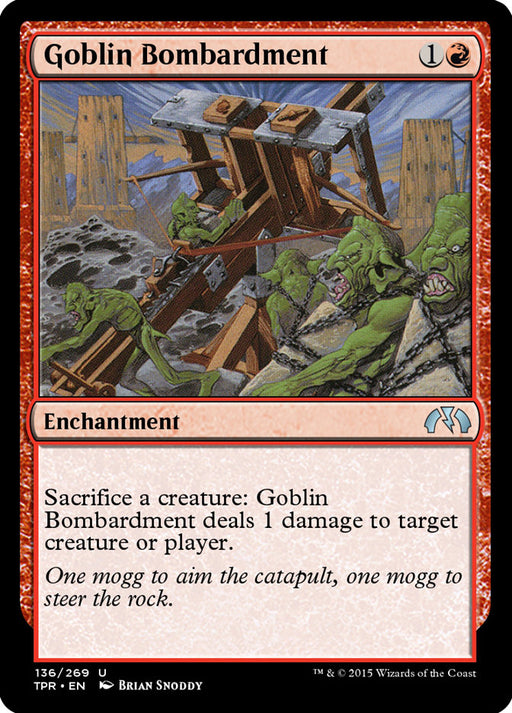 Goblin Bombardment (Foil)