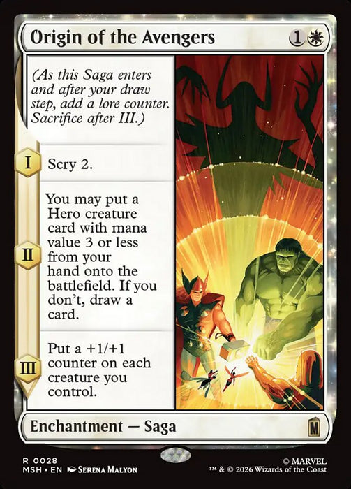 Origin of the Avengers - Enchantment (Foil)