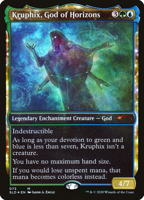 Kruphix, God of Horizons - Full Art - Enchantment - Legendary - Showcase - Inverted (Foil)