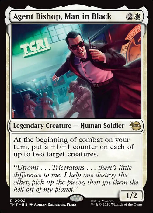 Agent Bishop, Man in Black - Legendary (Foil)