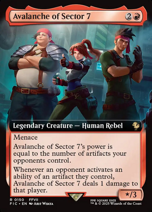 Avalanche of Sector 7 - Extended Art - Legendary (Foil)
