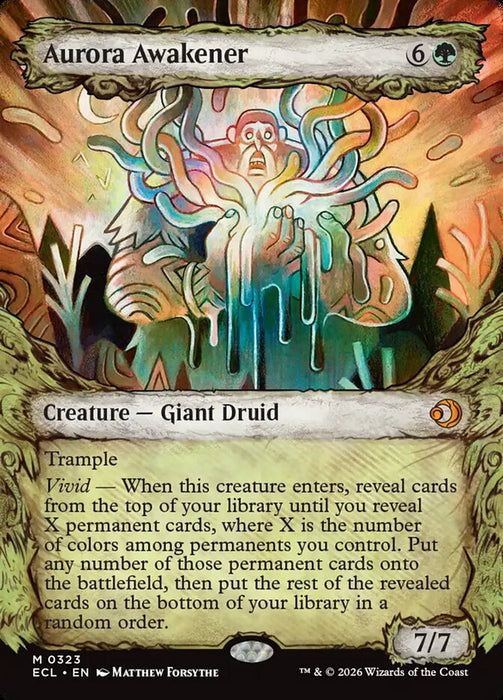 Aurora Awakener - Borderless - Showcase (Foil)