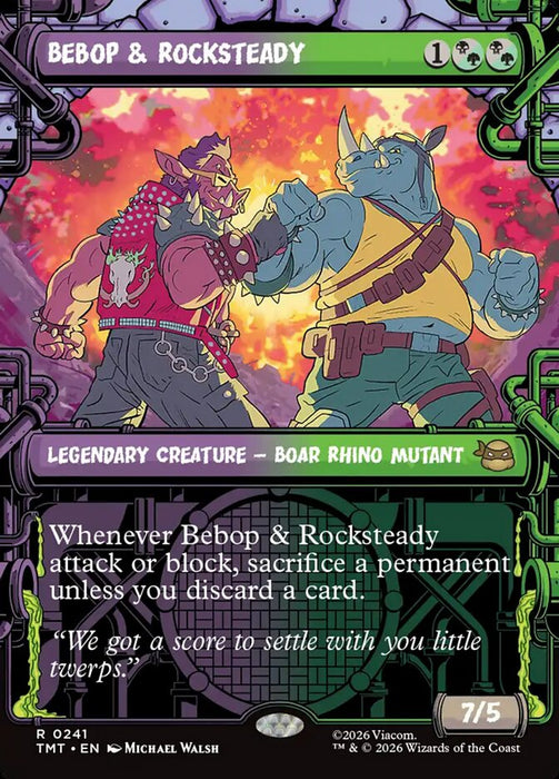 Bebop & Rocksteady - Borderless - Inverted - Legendary - Showcase