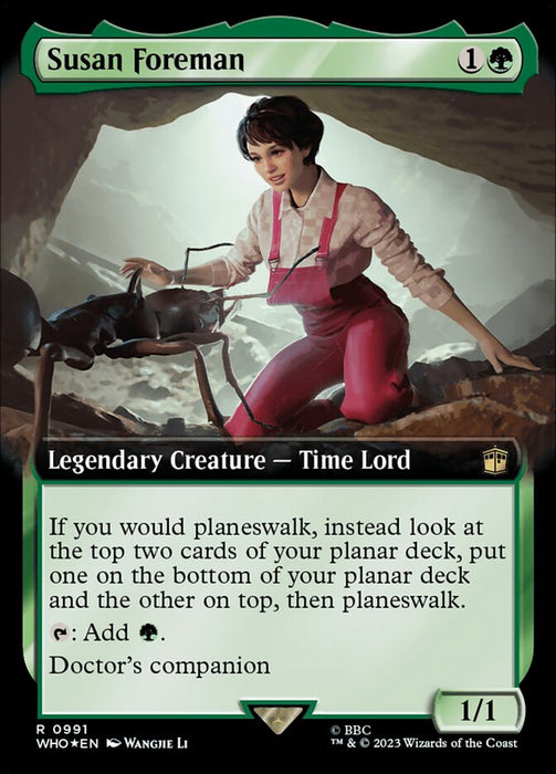 Susan Foreman - Extended Art - Legendary - Surge Foil (Foil)