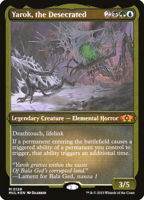 Yarok, the Desecrated - Etched - Inverted - Legendary - Etched (Foil)