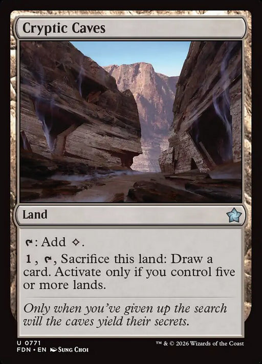 Cryptic Caves (Foil)