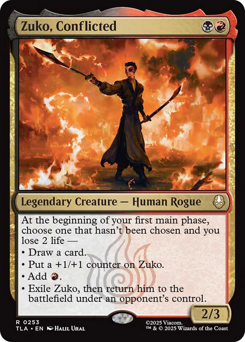 Zuko, Conflicted - Legendary (Foil)