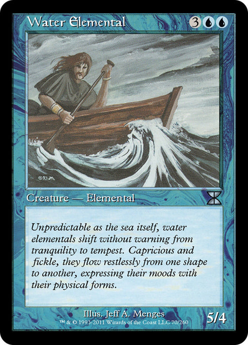 Water Elemental - Retro Frame (Foil)