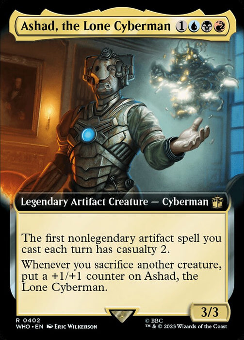 Ashad, the Lone Cyberman - Extended Art - Legendary