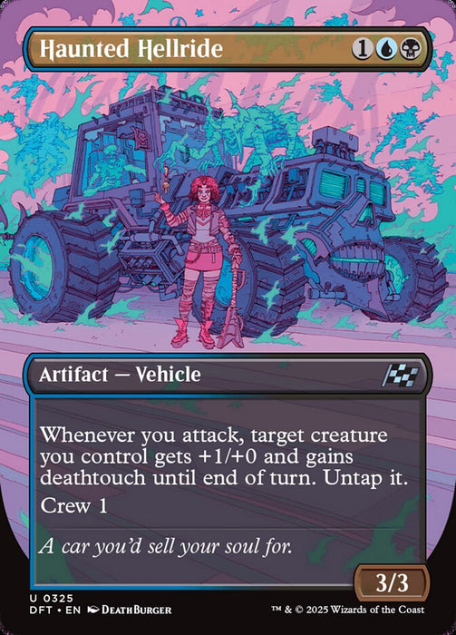 Haunted Hellride - Borderless - Inverted (Foil)