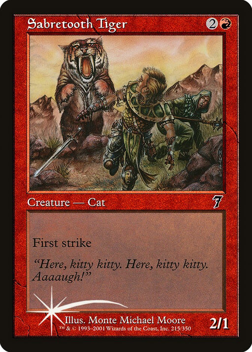 Sabretooth Tiger (Foil)
