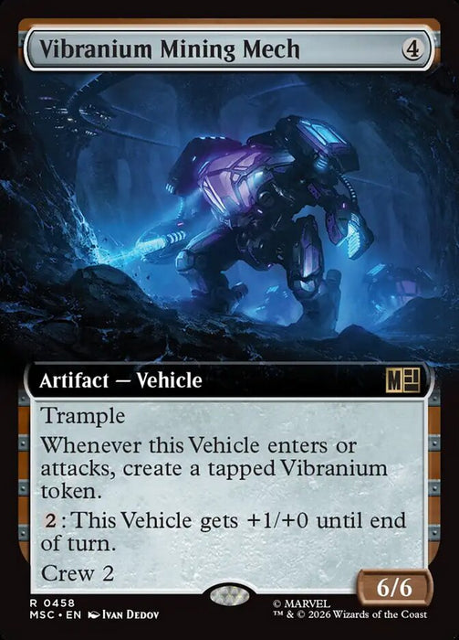 Vibranium Mining Mech - Extended Art
