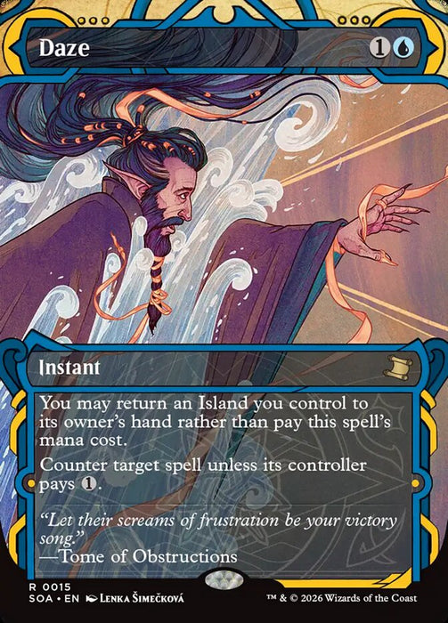 Daze - Borderless - Inverted - Showcase (Foil)