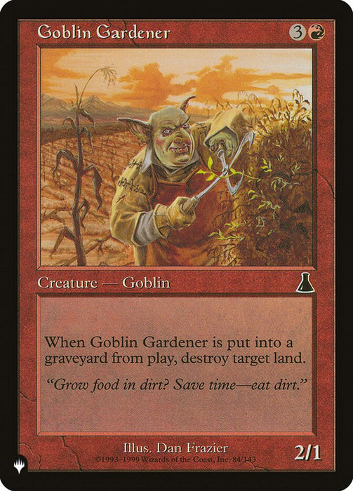 Goblin Gardener - Retro Frame