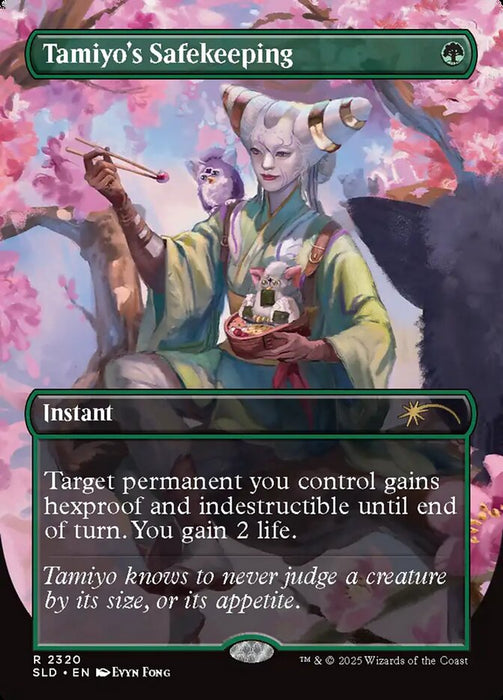 Tamiyo's Safekeeping - Borderless - Full Art - Inverted