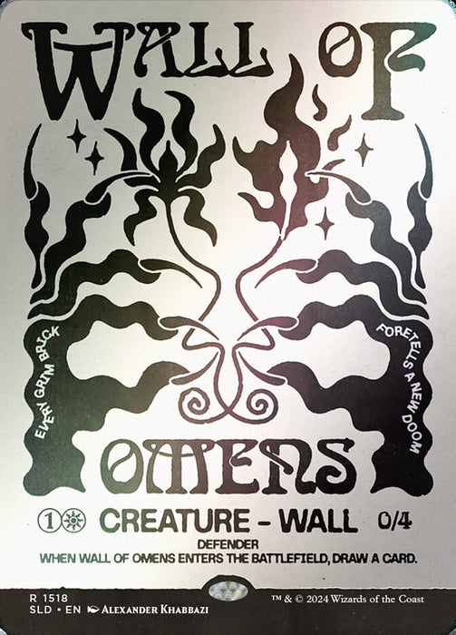 Wall of Omens - Borderless - Full Art (Foil)