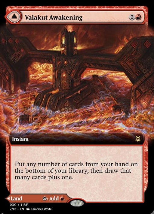 Valakut Awakening // Valakut Stoneforge (Foil)