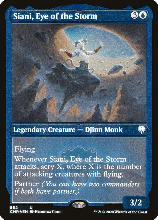 Siani, Eye of the Storm - Etched - Inverted - Legendary - Etched (Foil)