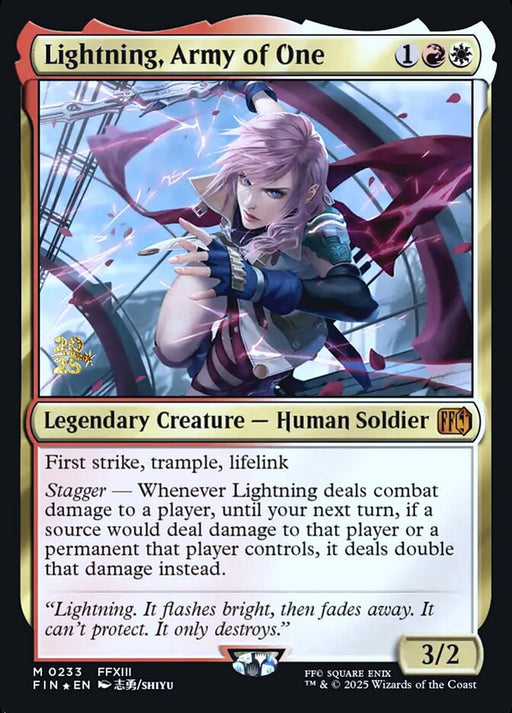 Lightning, Army of One - Legendary (Foil)