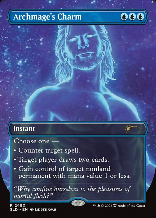 Archmage's Charm - Borderless - Full Art - Inverted (Foil)