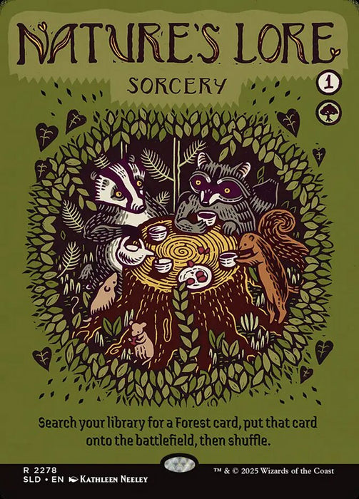 Nature's Lore - Borderless (Foil)