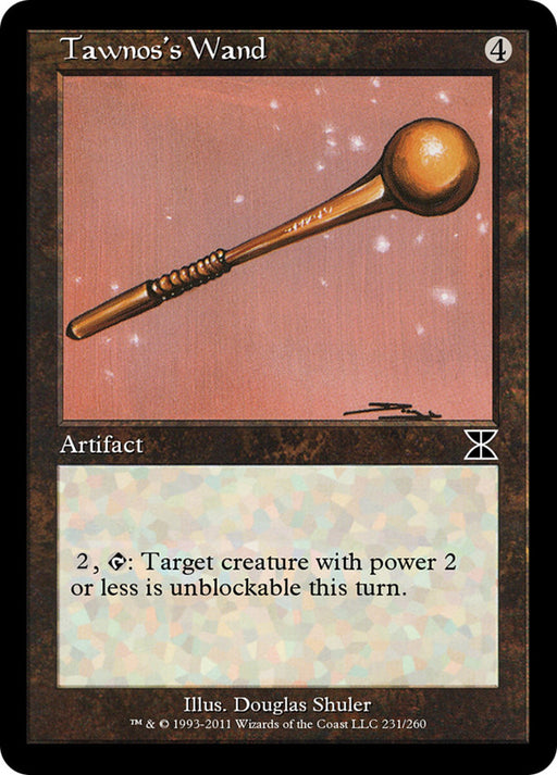 Tawnos's Wand - Retro Frame (Foil)