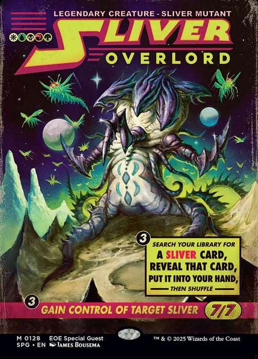 Sliver Overlord - Borderless - Full Art - Legendary (Foil)