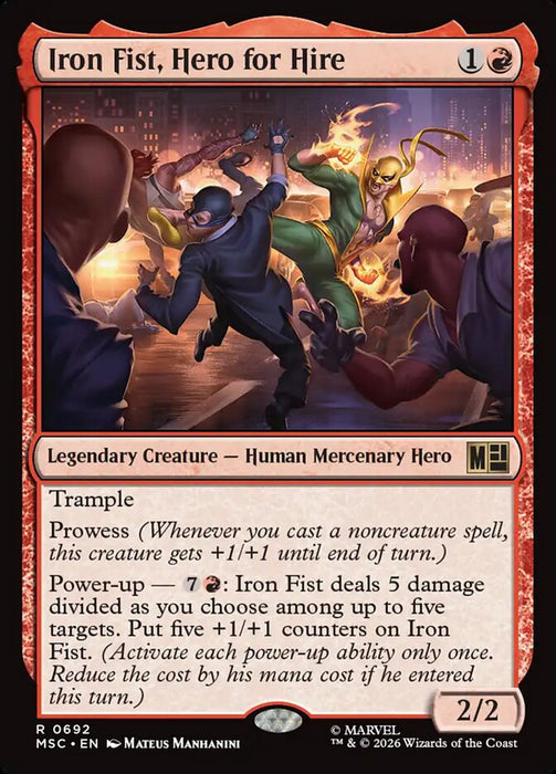 Iron Fist, Hero for Hire - Legendary