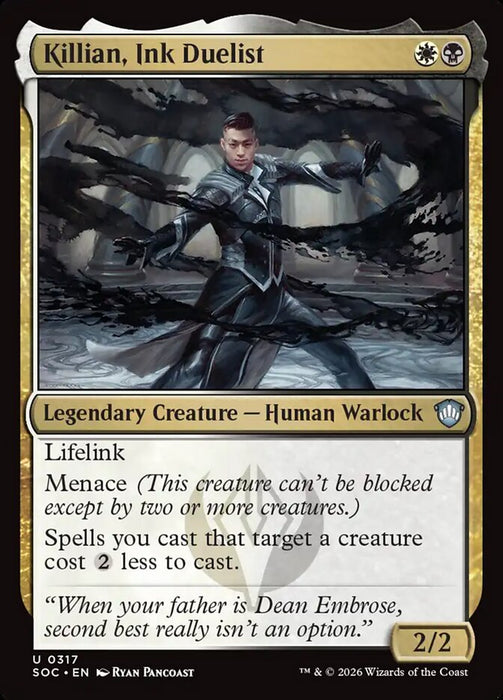 Killian, Ink Duelist - Legendary