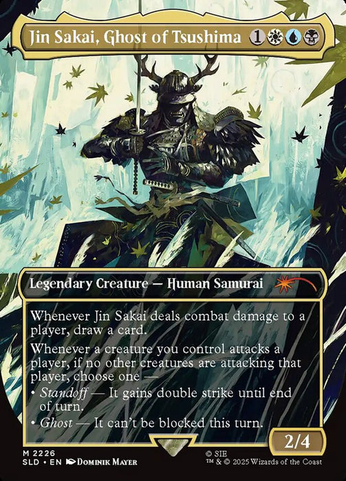 Jin Sakai, Ghost of Tsushima - Borderless - Full Art - Inverted - Legendary (Foil)