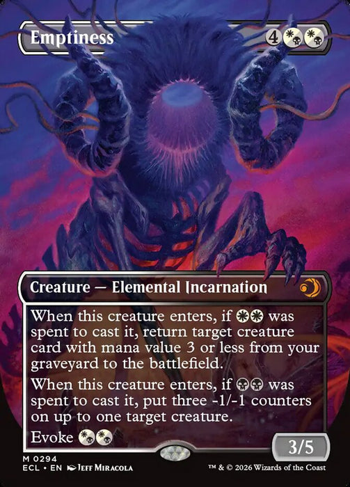 Emptiness - Borderless - Full Art - Inverted (Foil)