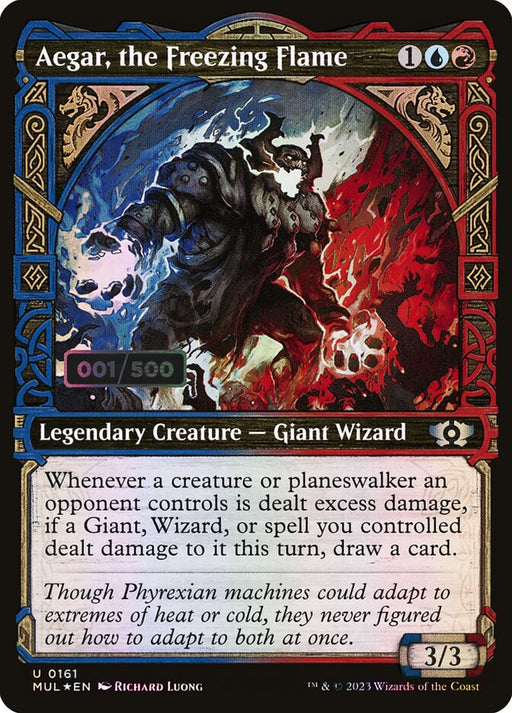 Aegar, the Freezing Flame - Inverted - Legendary - Showcase (Foil)