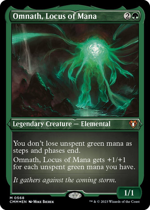 Omnath, Locus of Mana - Etched - Inverted - Legendary - Etched (Foil)