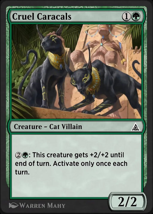 Cruel Caracals - Kraven's Cats