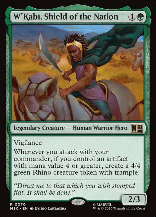 W'Kabi, Shield of the Nation - Legendary - Surge Foil