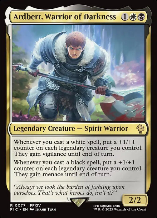 Ardbert, Warrior of Darkness - Legendary - Surge Foil