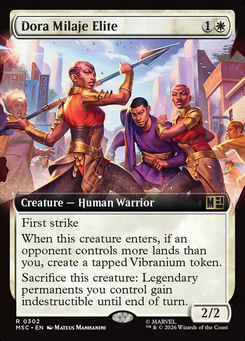 Dora Milaje Elite - Extended Art